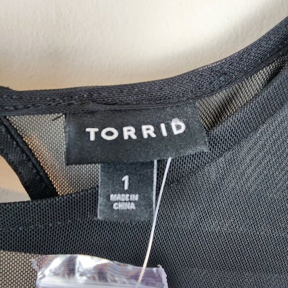 Torrid Black and Pink Floral Dress - Picture 5 of 14